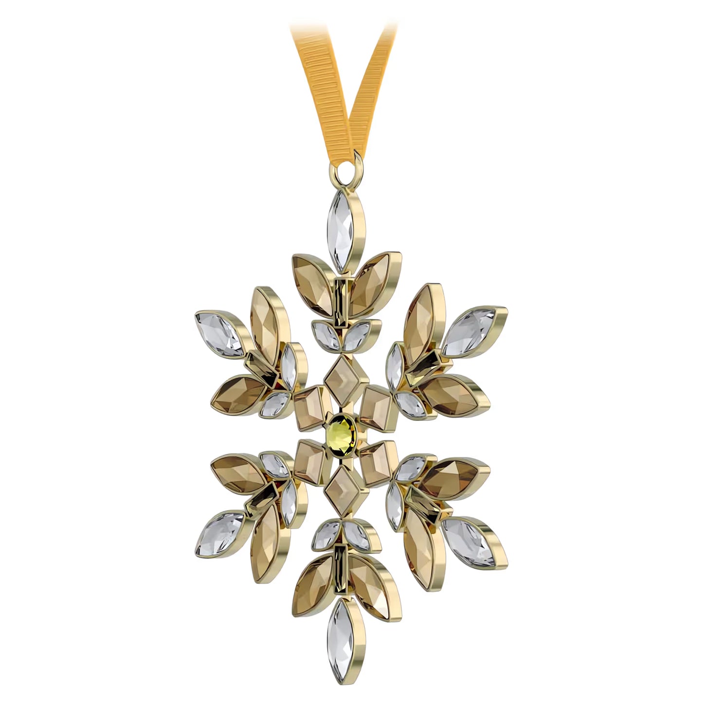 Gema Holiday Ornament, Yellow