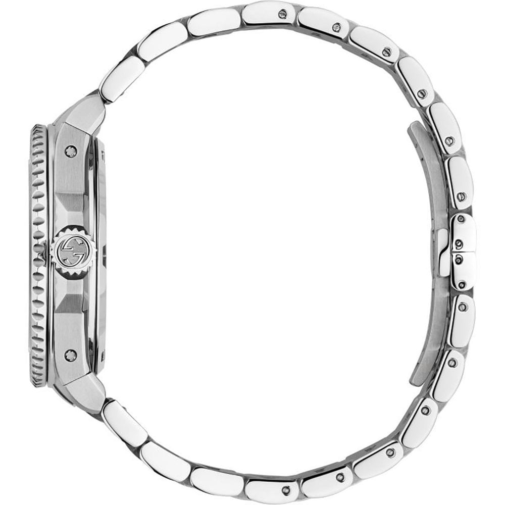Dive Stainless Steel 40mm Orange Dial Watch