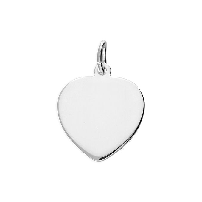 Sterling Silver 18mm Heart St Christopher