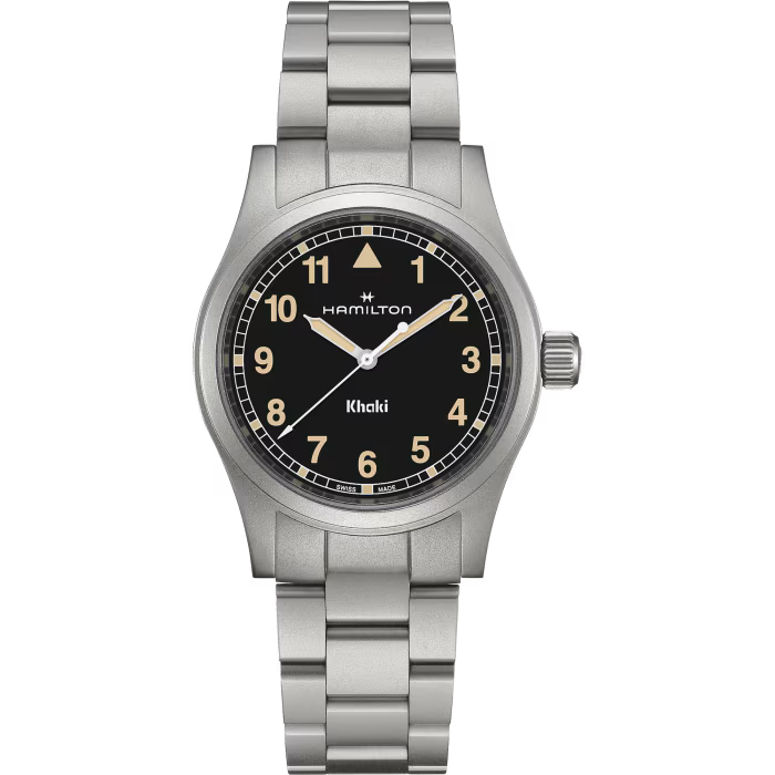 Khaki Field Quartz | 38mm Stainless Steel Black Dial