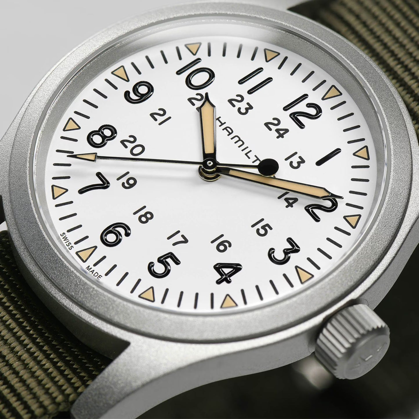 Khaki Field Mechanical | 38mm Stainless Steel White Dial