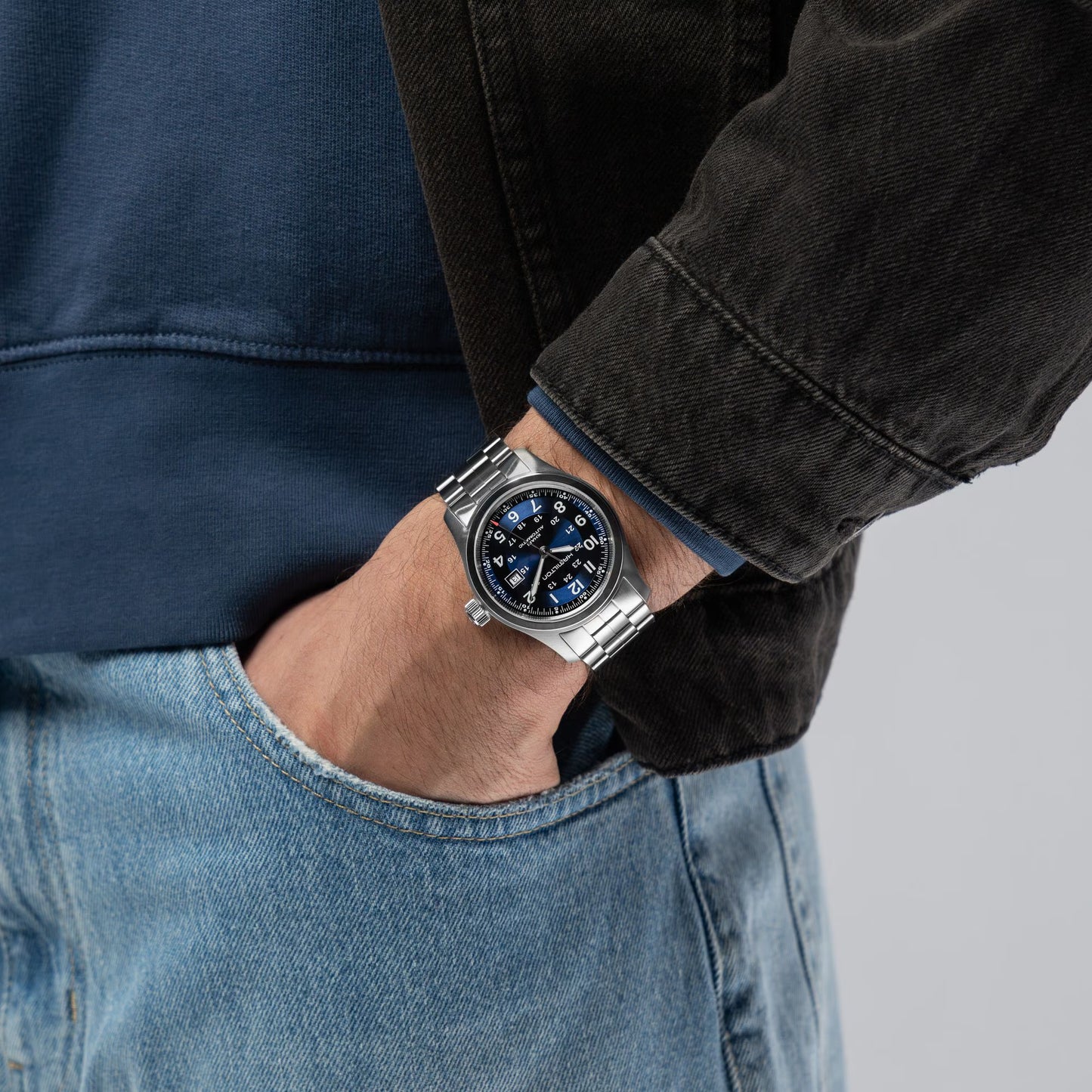 Hamilton Khaki Field Auto 42mm Blue