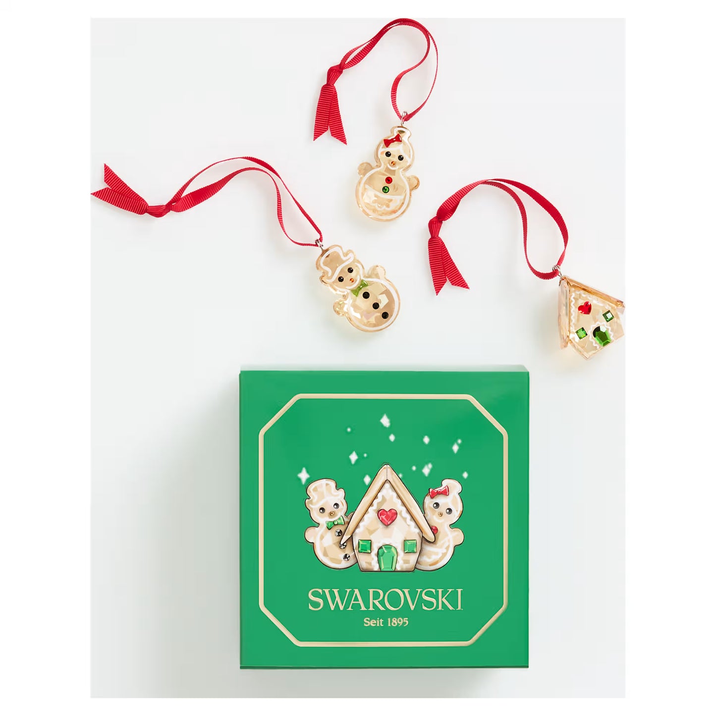 Holiday Cheers Gingerbread Ornament Set
