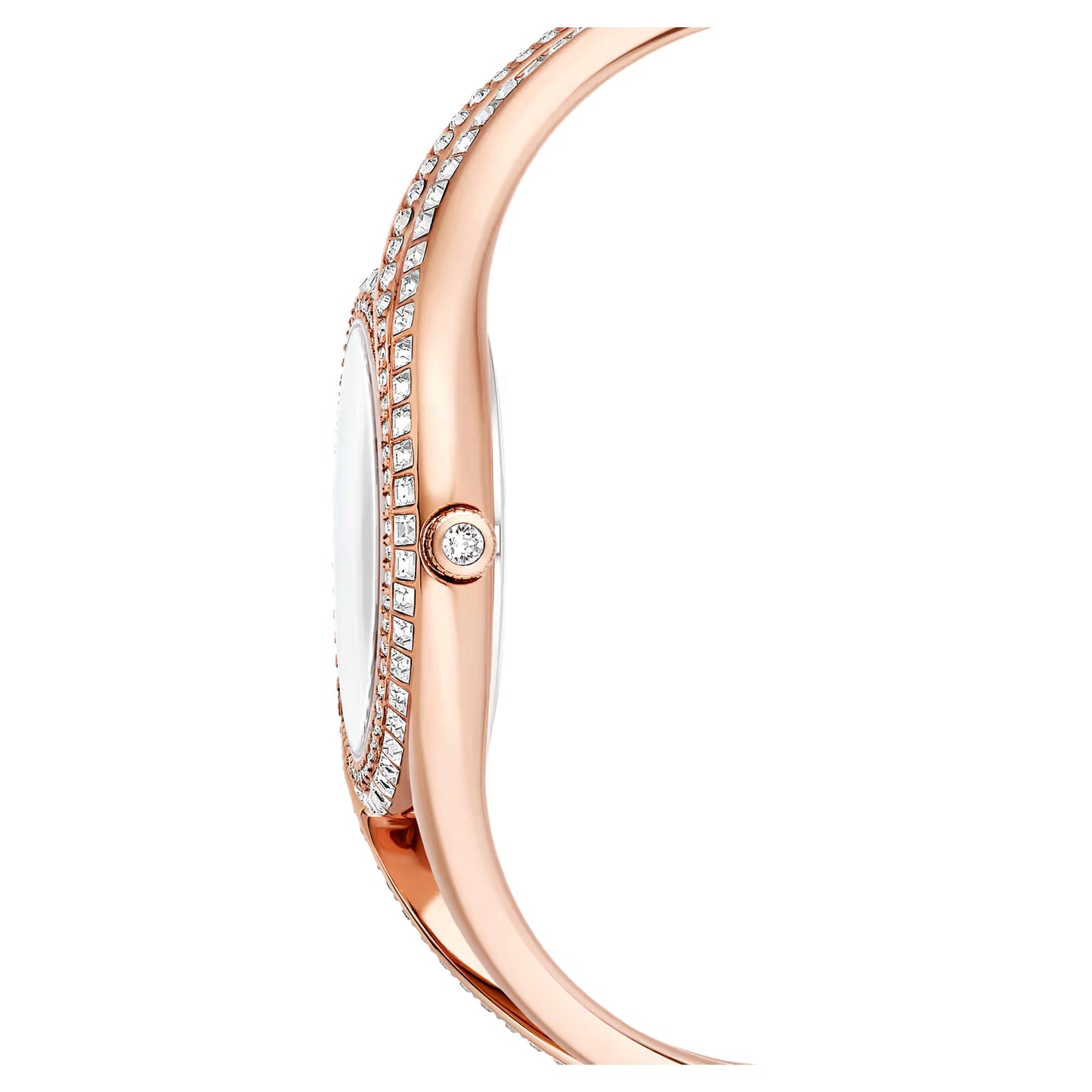 Hyperbola bangle watch, Swiss Made, Rose gold tone, Rose gold-tone finish