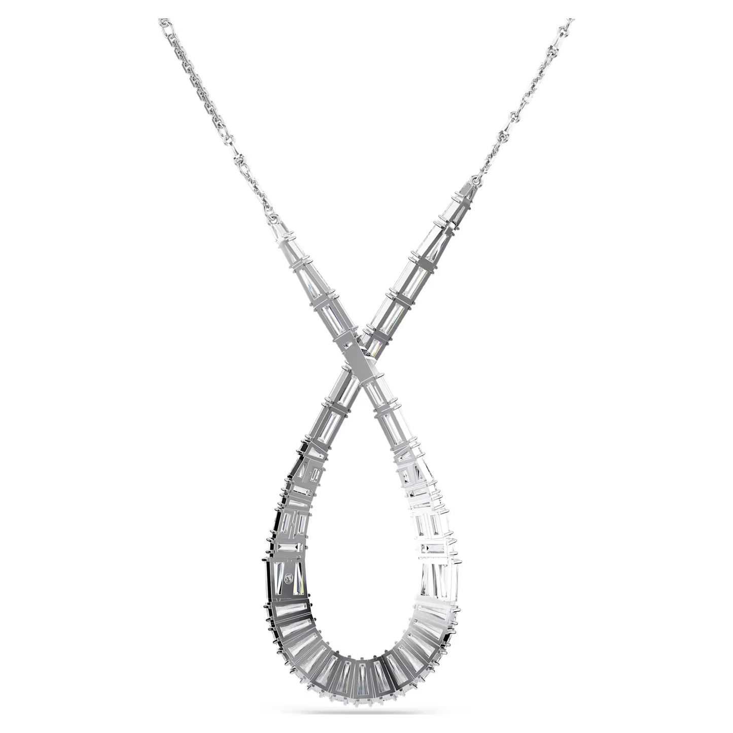 Hyperbola pendant, Mixed cuts, Infinity, White