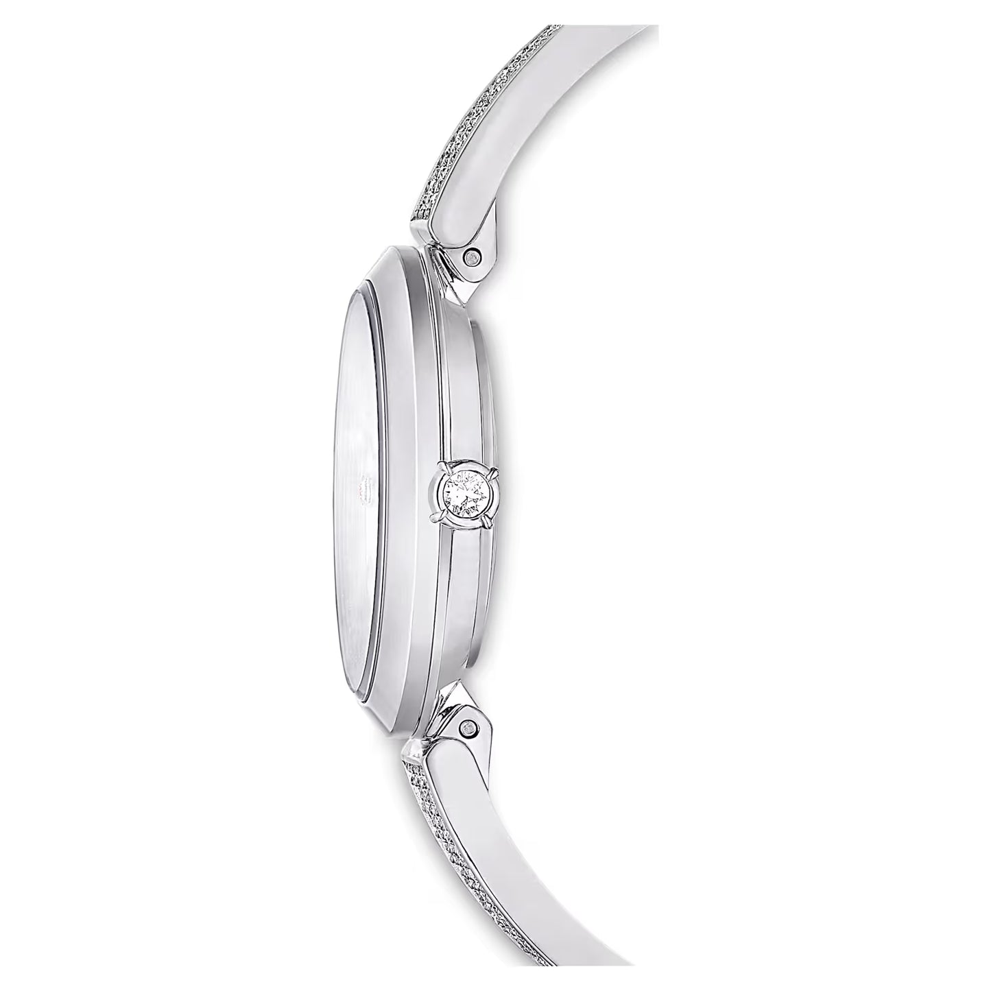 Illumina watch, Swiss Made, Metal bracelet, Silver Tone, Stainless steel