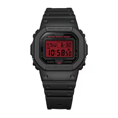 G-Shock Origin 5600 Series Black & Red Digital Watch