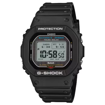 G-Shock 5600 Series Black Digital Solar Watch