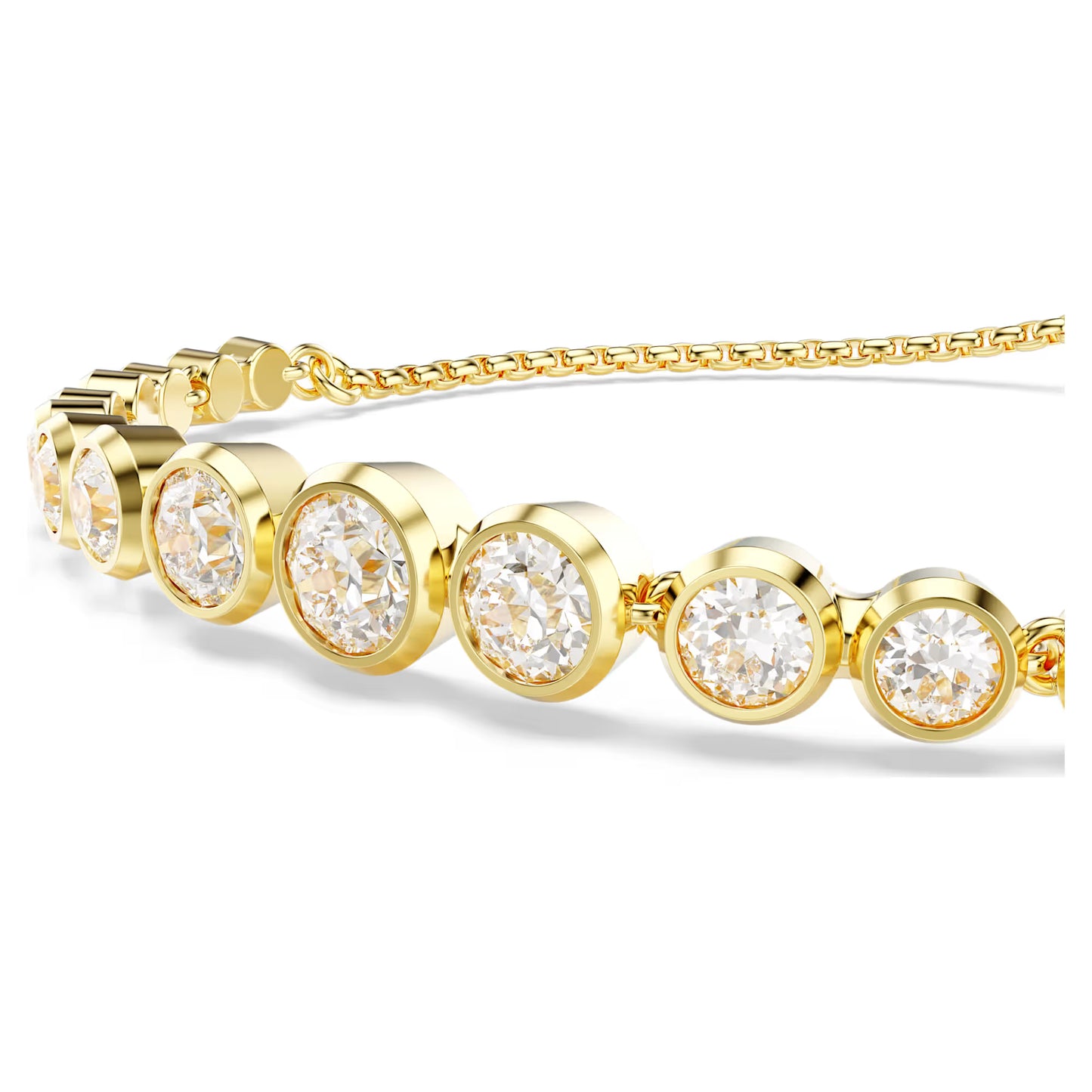 Imber Tennis bracelet, Mixed round cuts, Gold