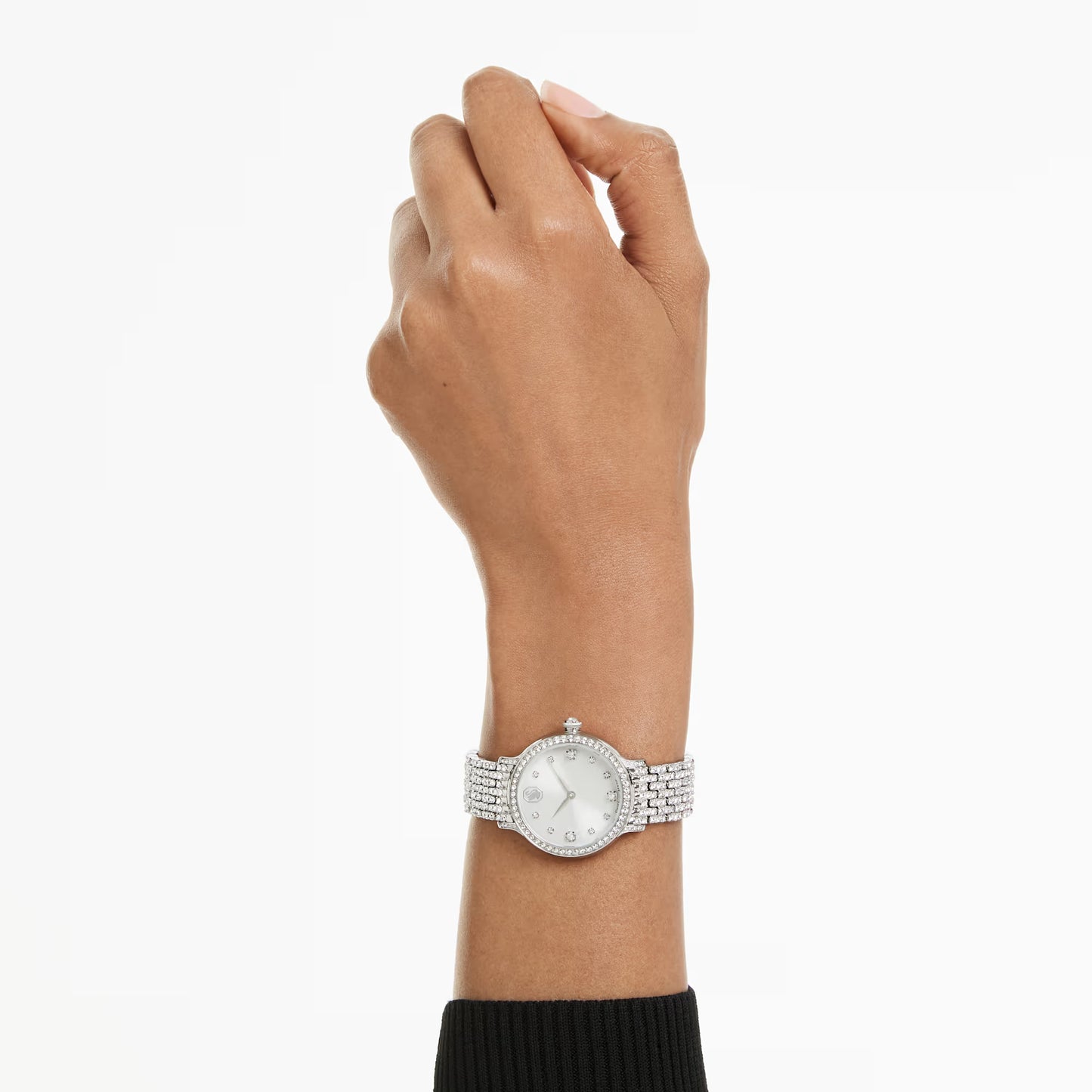 Imber watch, Swiss Made, Metal bracelet, Silver tone, Stainless steel