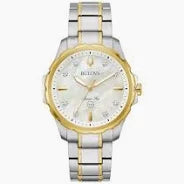 Ladies surveyor mini gold plated pink dial
