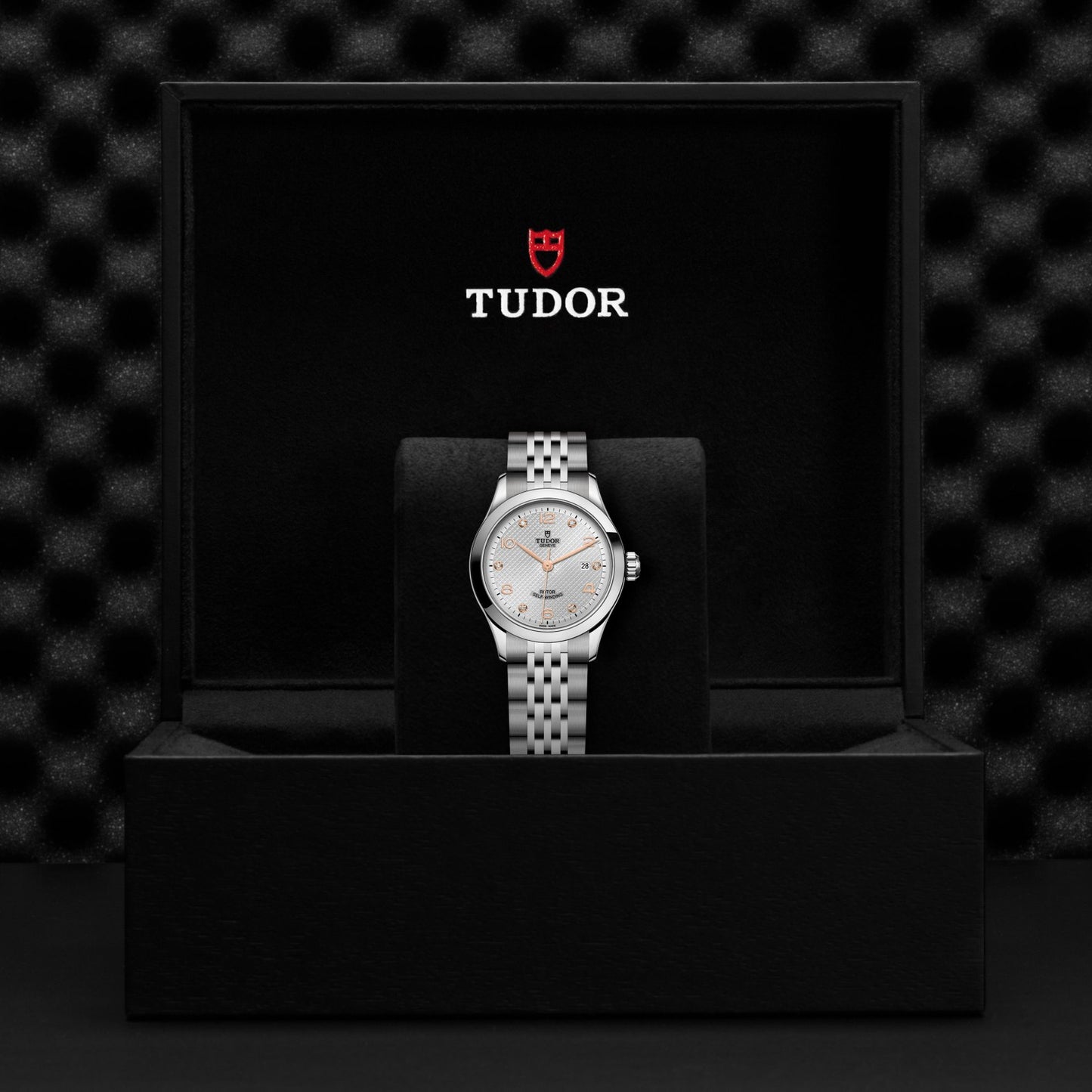 1926 28mm | Steel Case Silver Diamond Dot Dial