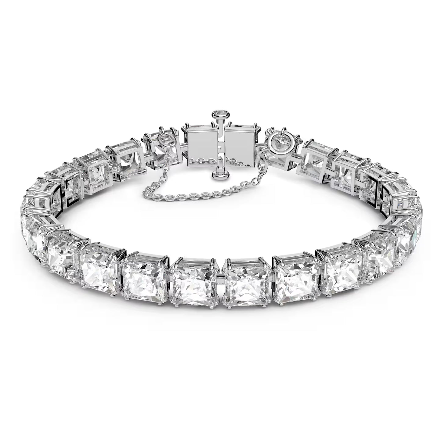 Millenia bracelet, Square cut, White