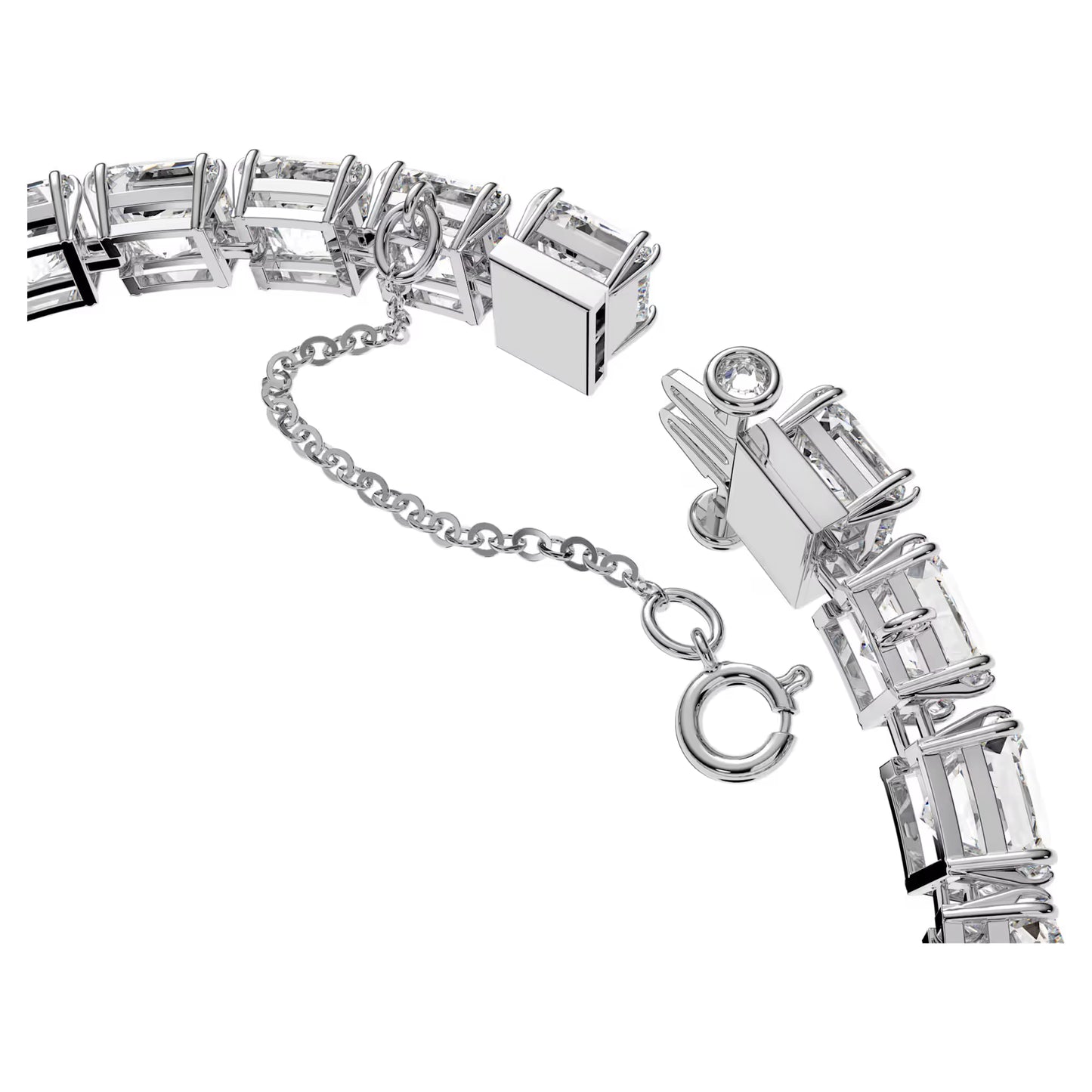 Millenia bracelet, Square cut, White