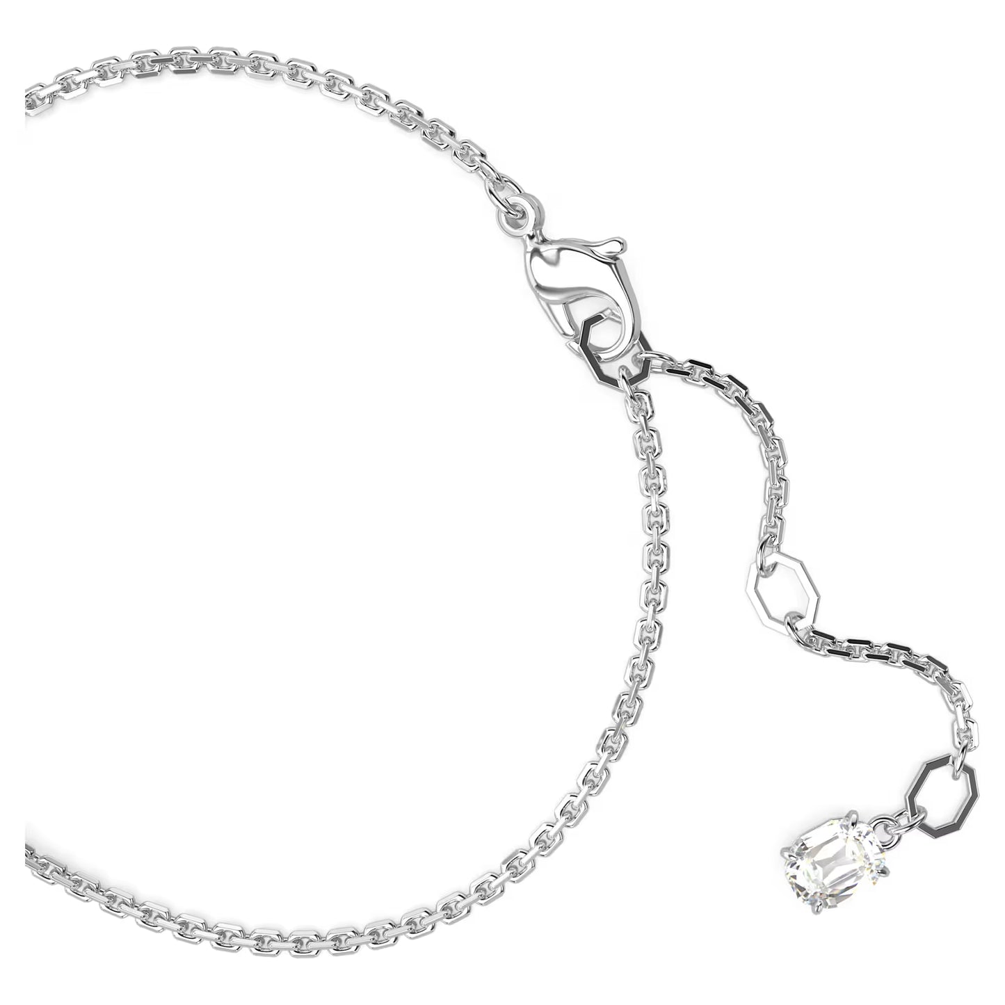 Mesmera bracelet, Mixed cuts, Blue, Rhodium, M