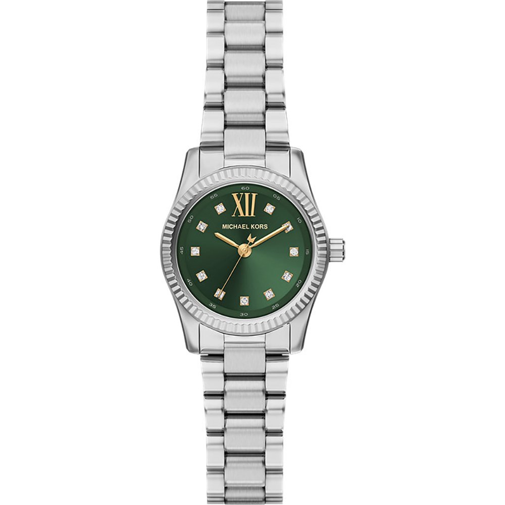 Petite Lexington Pavé Silver-Tone Watch