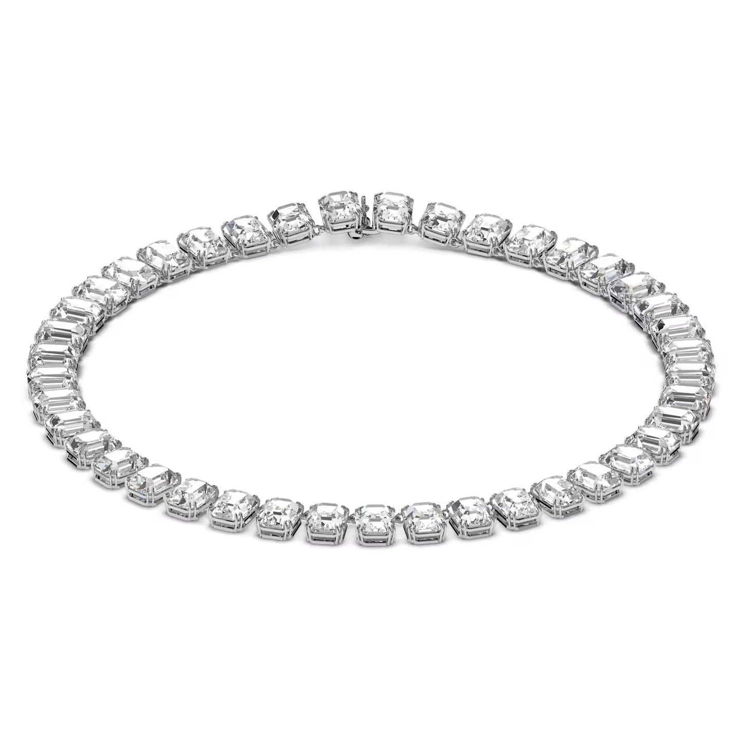 Millenia All Crystal Octagon Cut Necklace