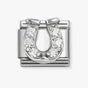 Danish Horseshoe with CZ