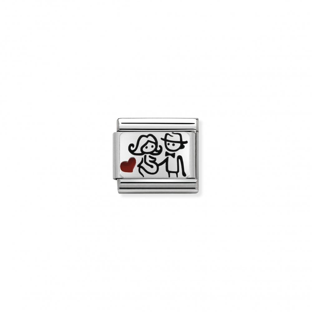 Silver Expectant Mother Charm