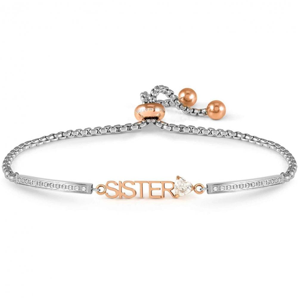 MILLELUCI FAMILY Rose Gold Sister Bracelet