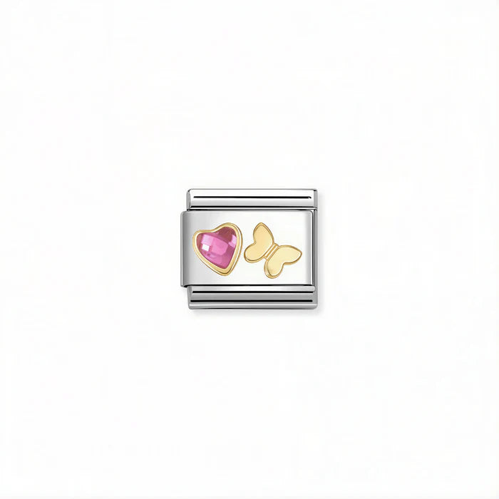 Composable Classic Faceted Pink Charm