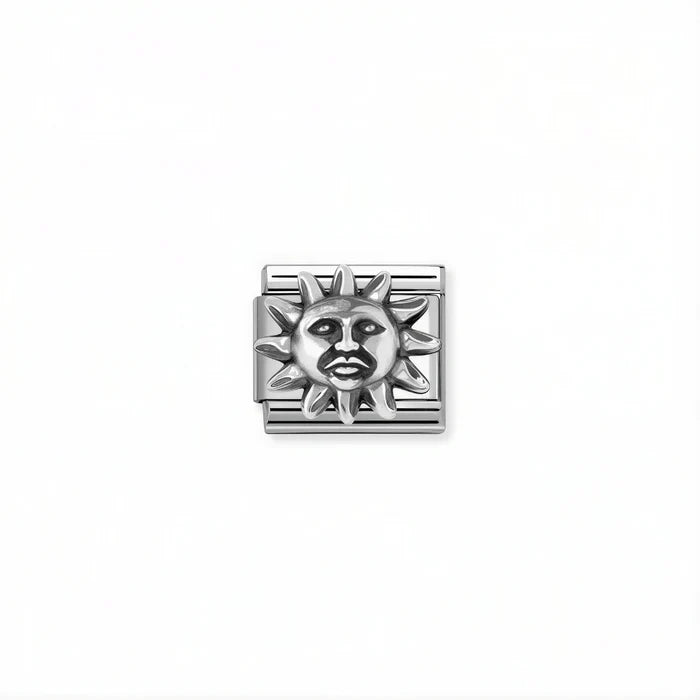 Composable Classic Silver Sun Charm