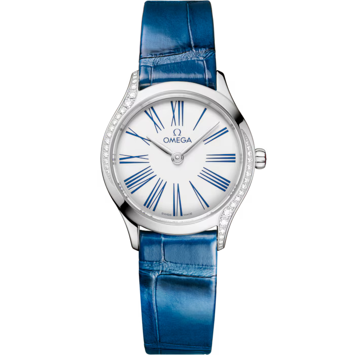 De Ville Mini Trésor 26mm Ladies Alligator Strap Quartz Watch