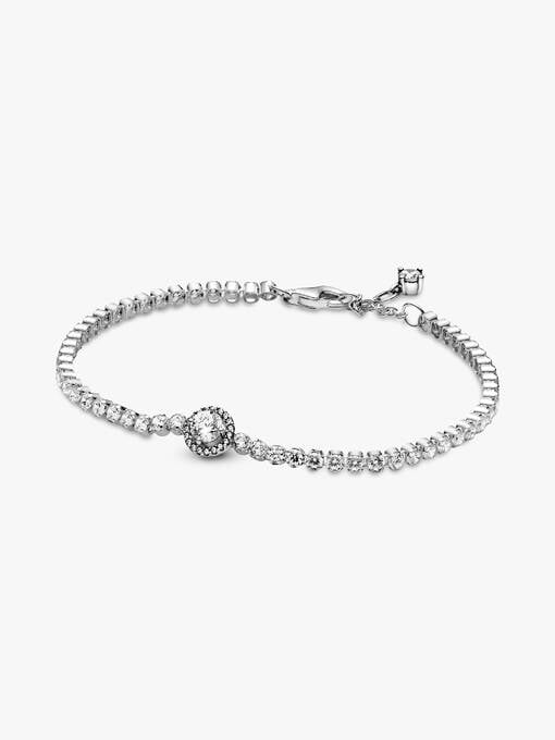 Pandora Sparkling Halo Tennis Bracelet