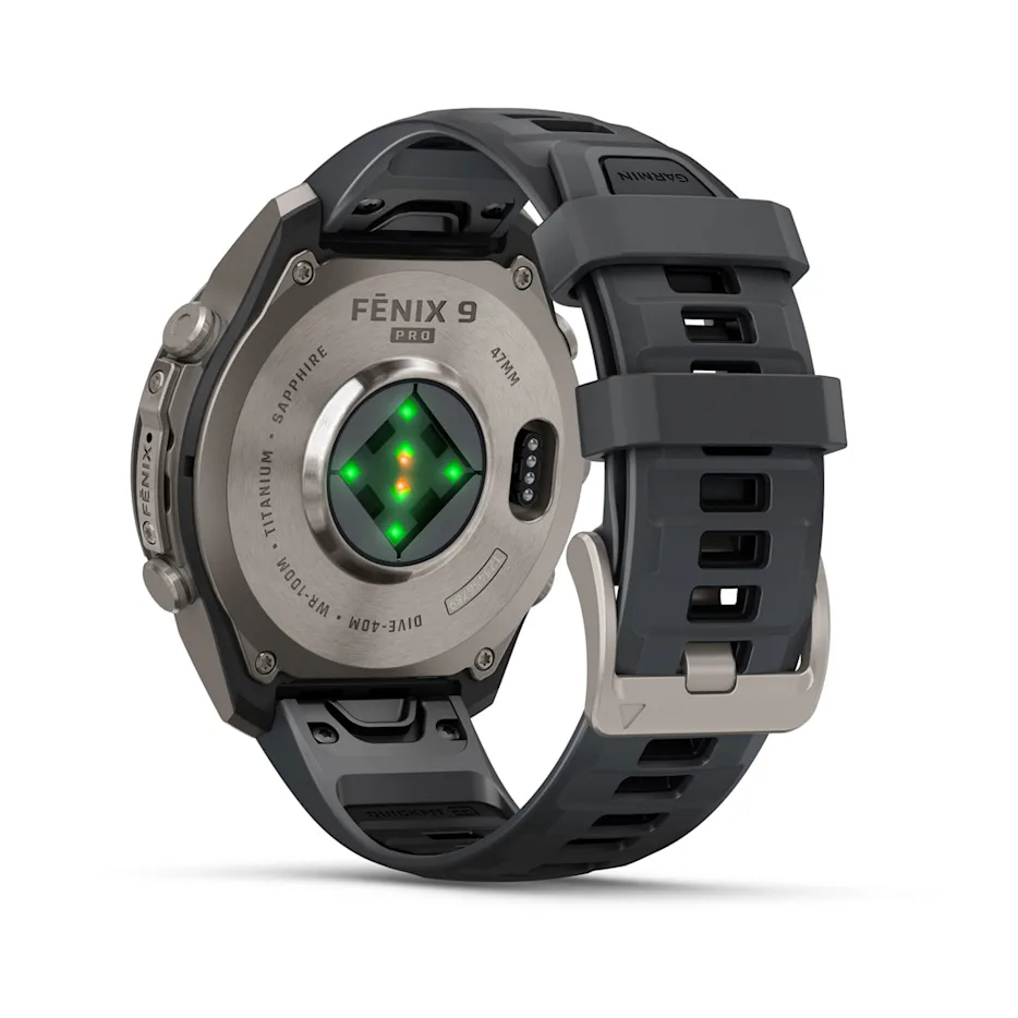 Garmin Fenix 9 Pro 47mm AMOLED Titanium with Graphite/Black Silicone Band