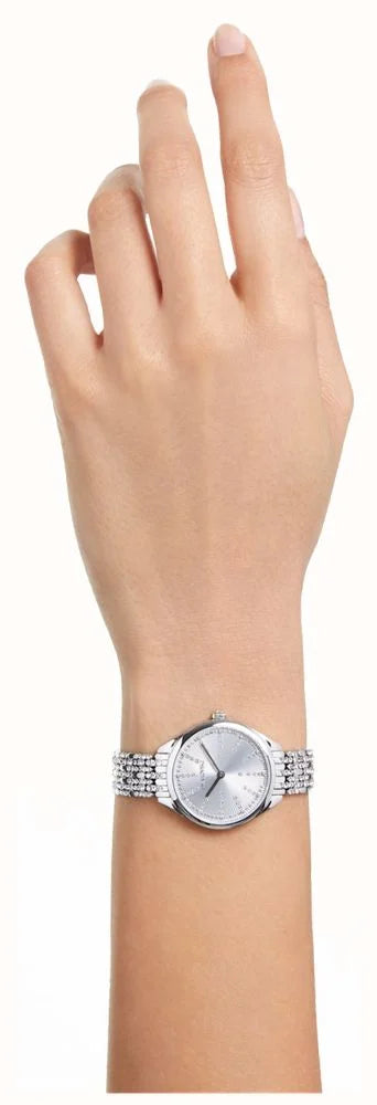 Attract watch, Swiss Made, Full pavé, Metal