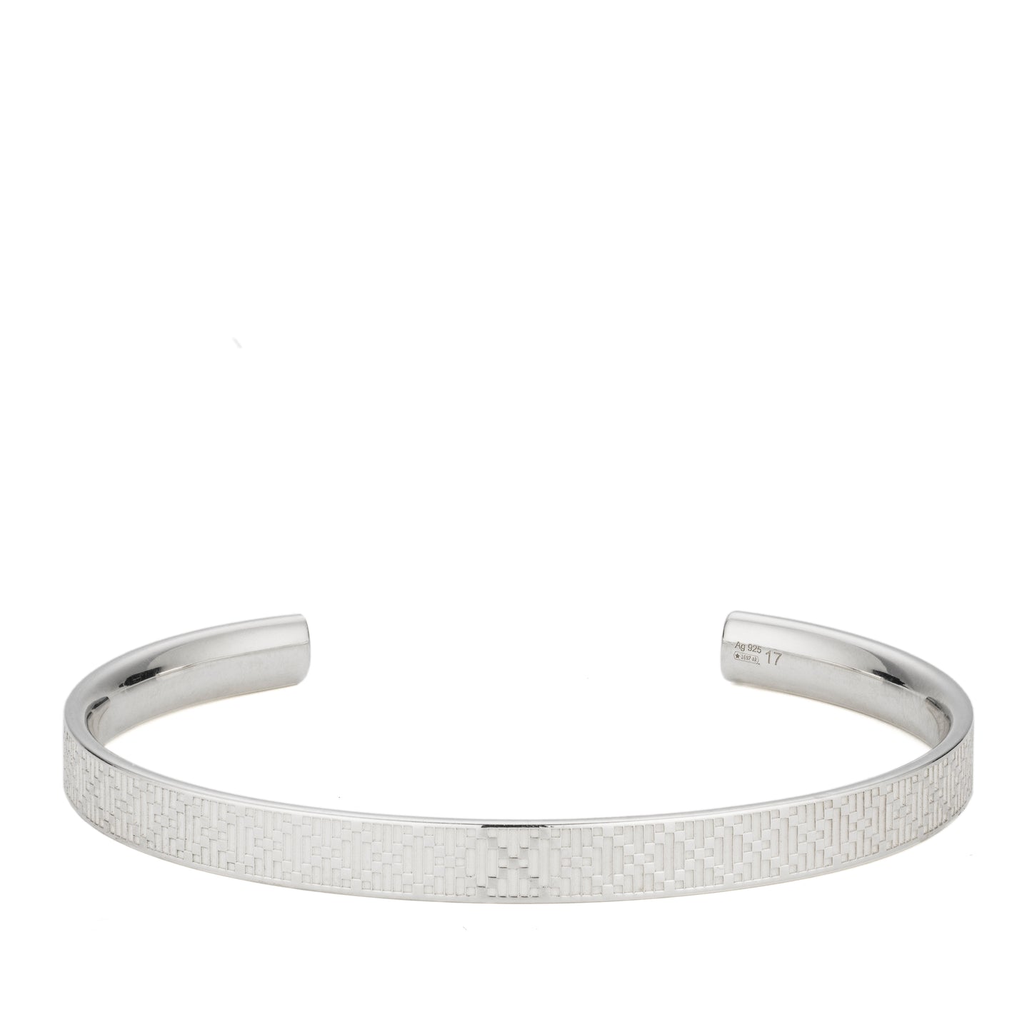 Gucci Diamante Pattern Sterling Silver Bracelet