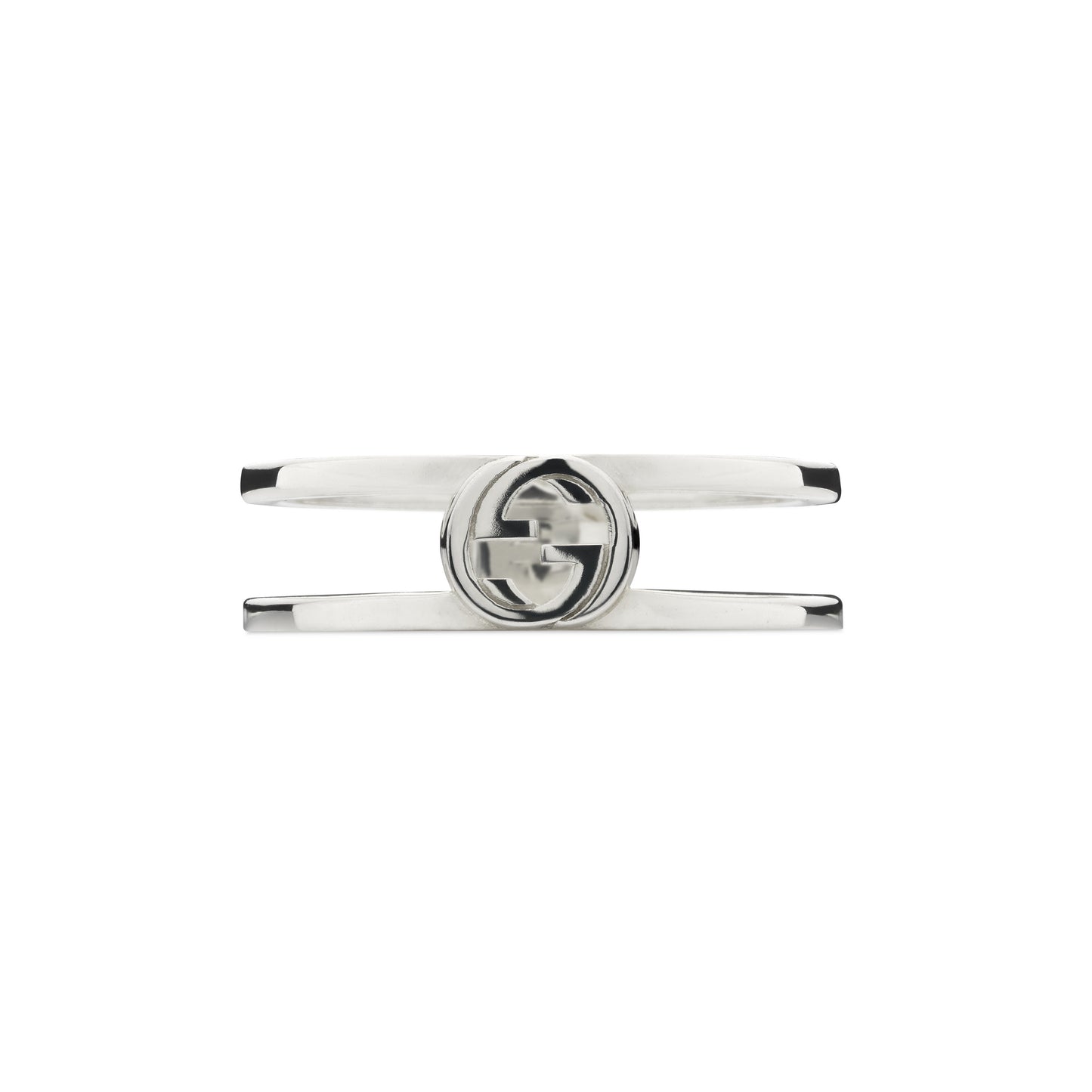 Gucci Interlocking G Sterling Silver 6mm Ring
