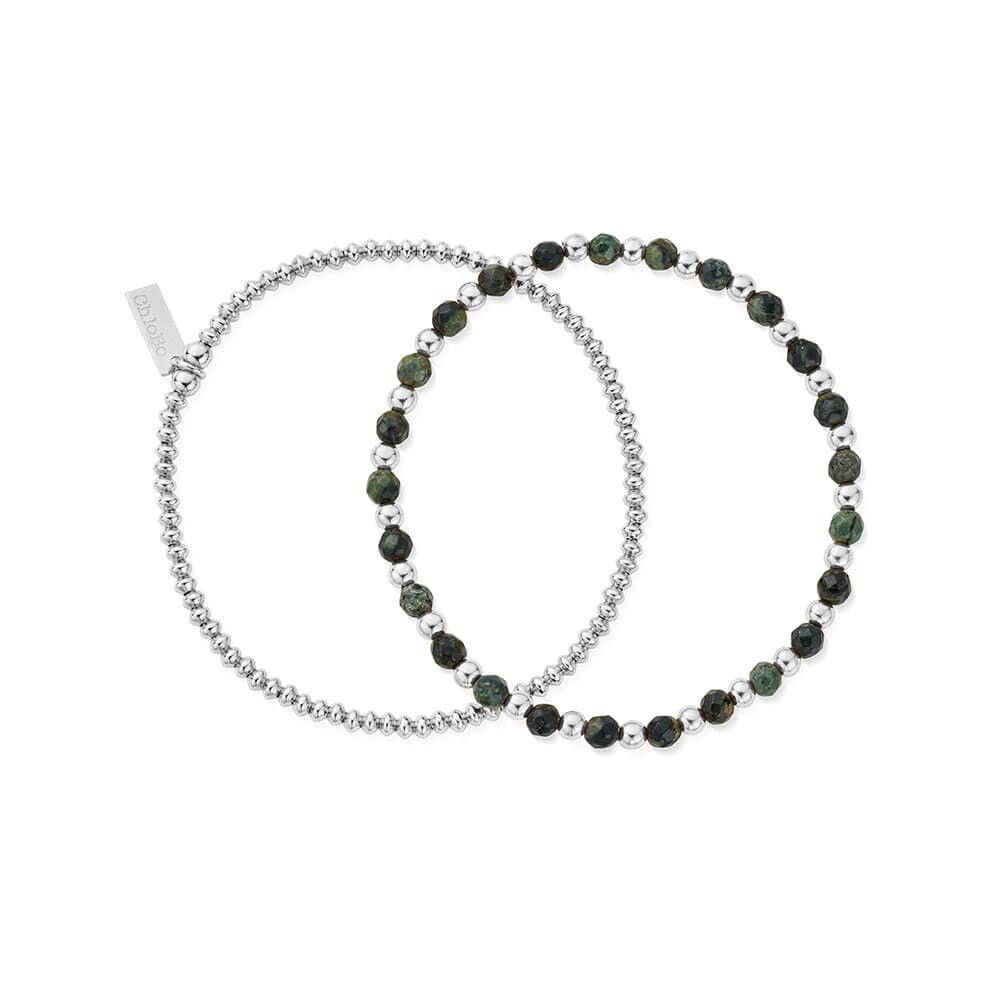 Gent's Kambaba Jasper Set of 2 Bracelets