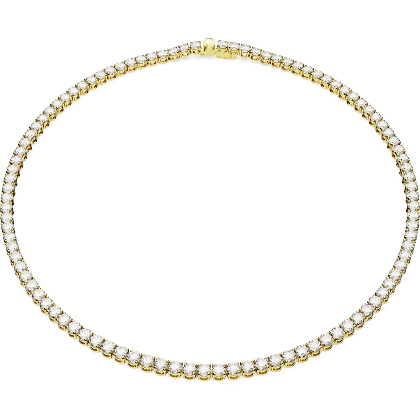 Matrix Cubic Zirconia Tennis Necklace