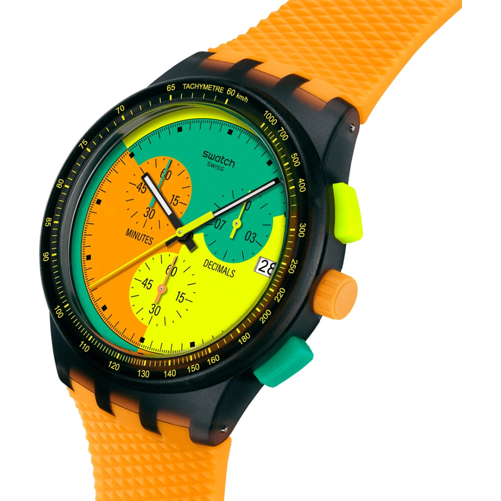 SWATCH Neon Signal Flag 42mm
