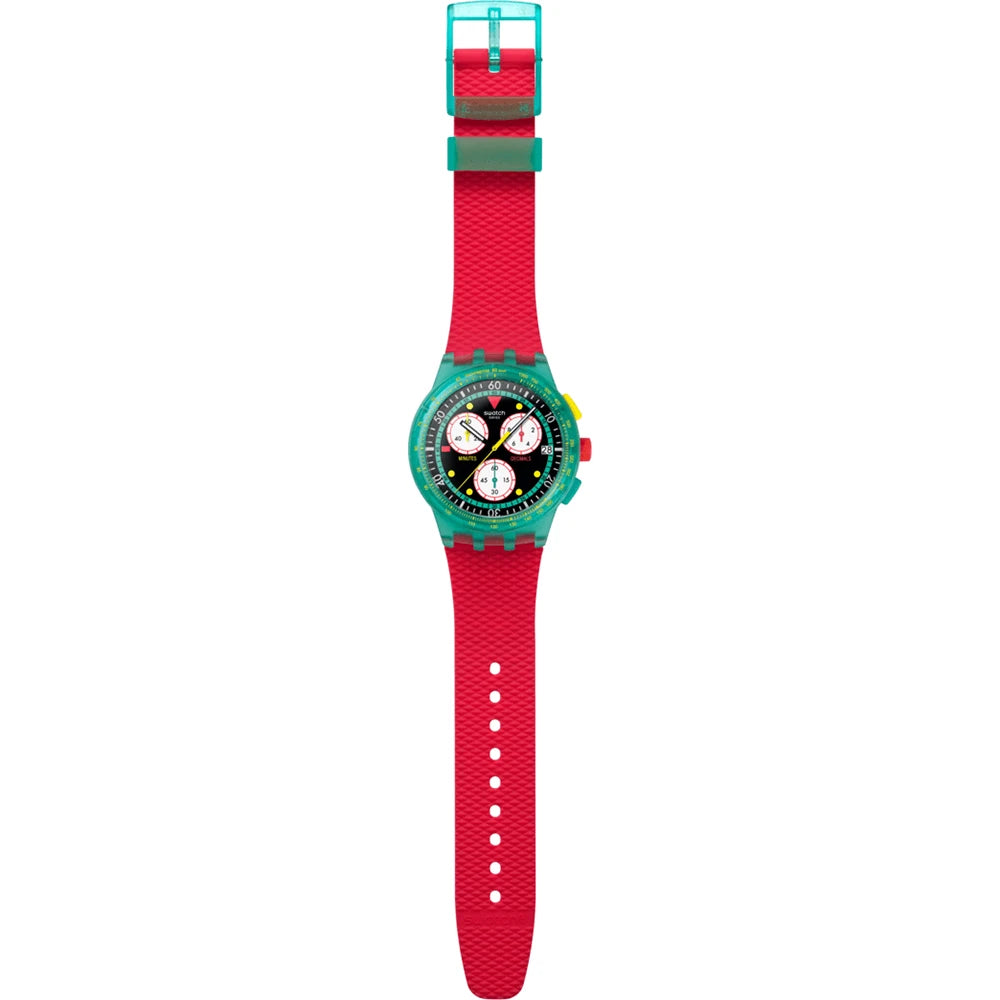 SWATCH Neon Emerald Chrono 42mm