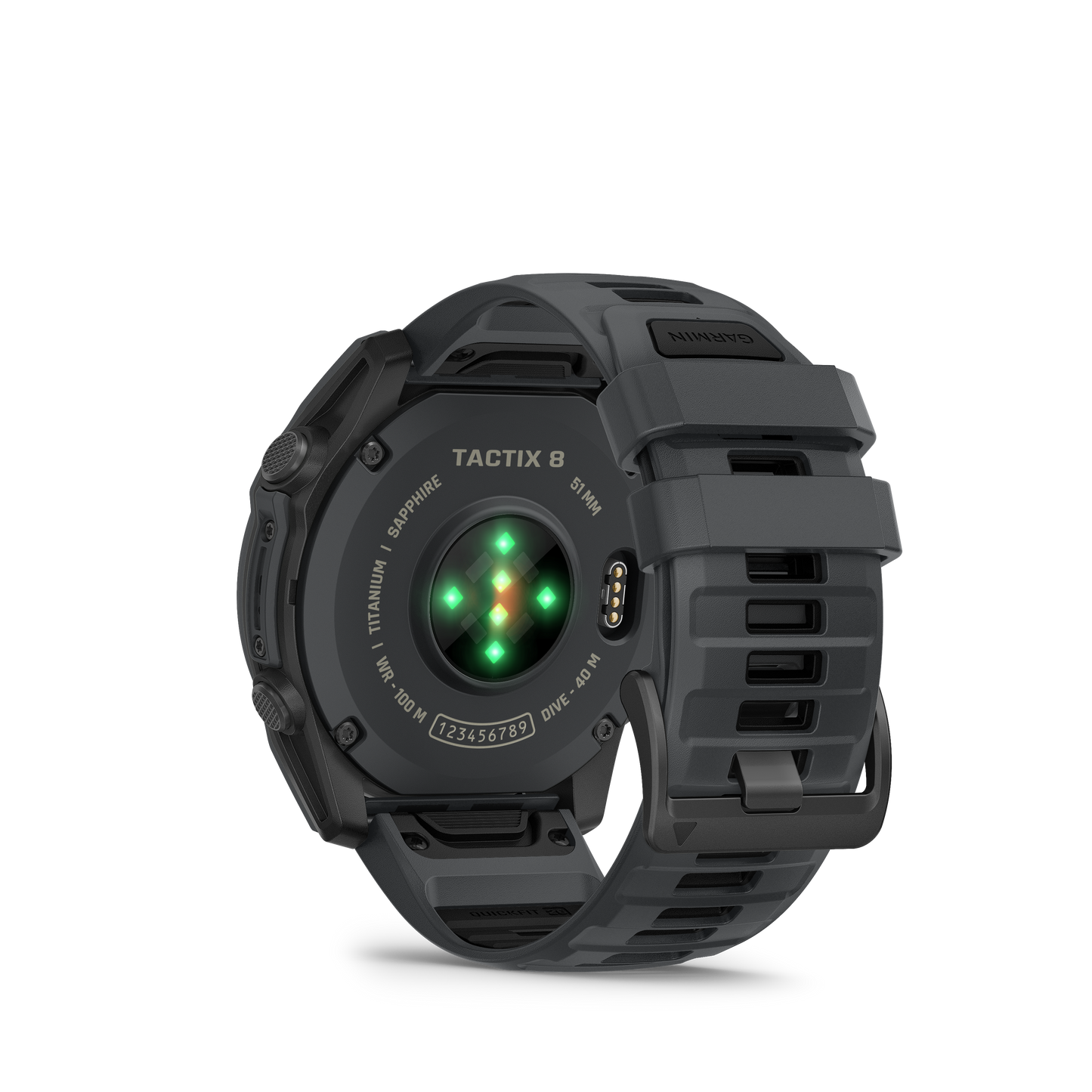 Garmin Tactix 8 51mm AMOLED Cerakote Sapphire Slate Grey Black Silicone Band