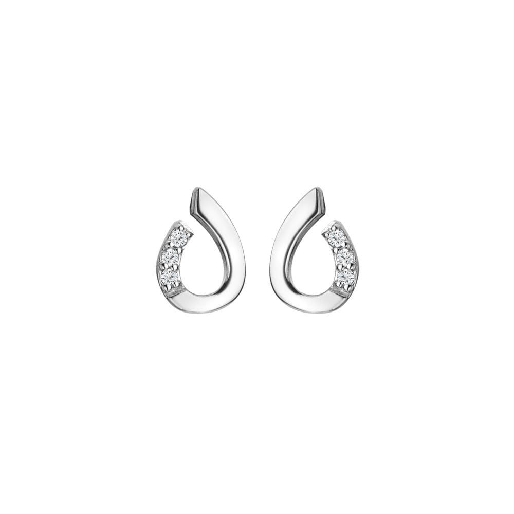 Silver Teardrop Earrings