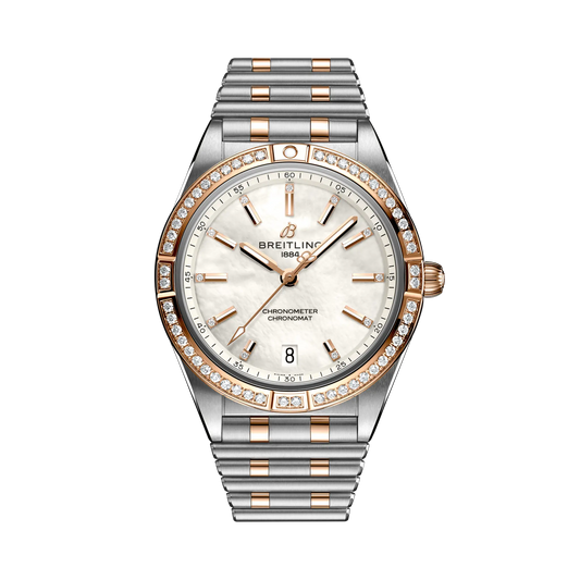 Chronomat Automatic 36 | 36mm Steel Case 18ct Gold Diamond Set Bezel & Dial