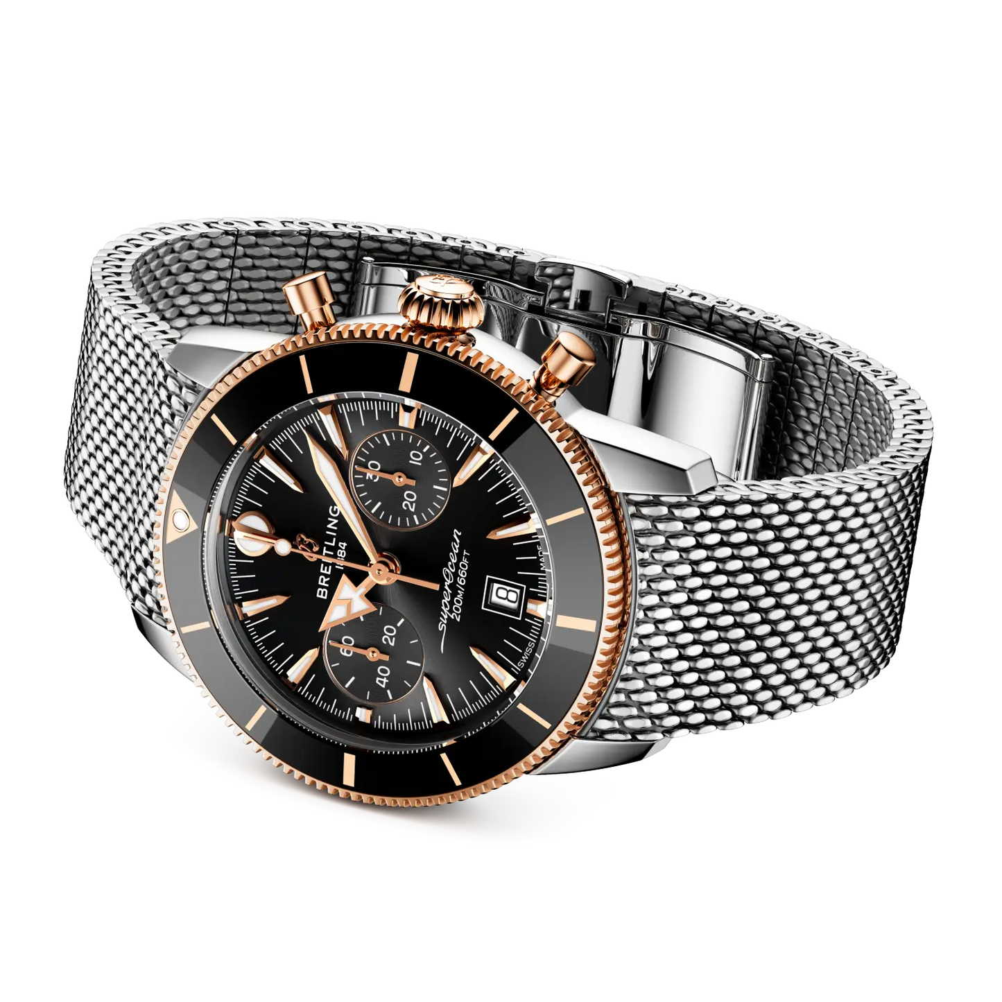Superocean Heritage Chronograph 42mm Two-Tone Bracelet Watch