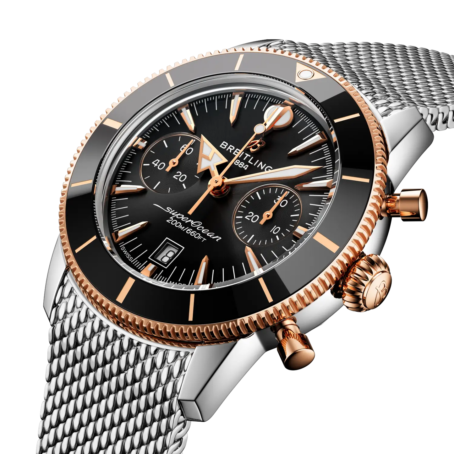 Superocean Heritage Chronograph 42mm Two-Tone Bracelet Watch