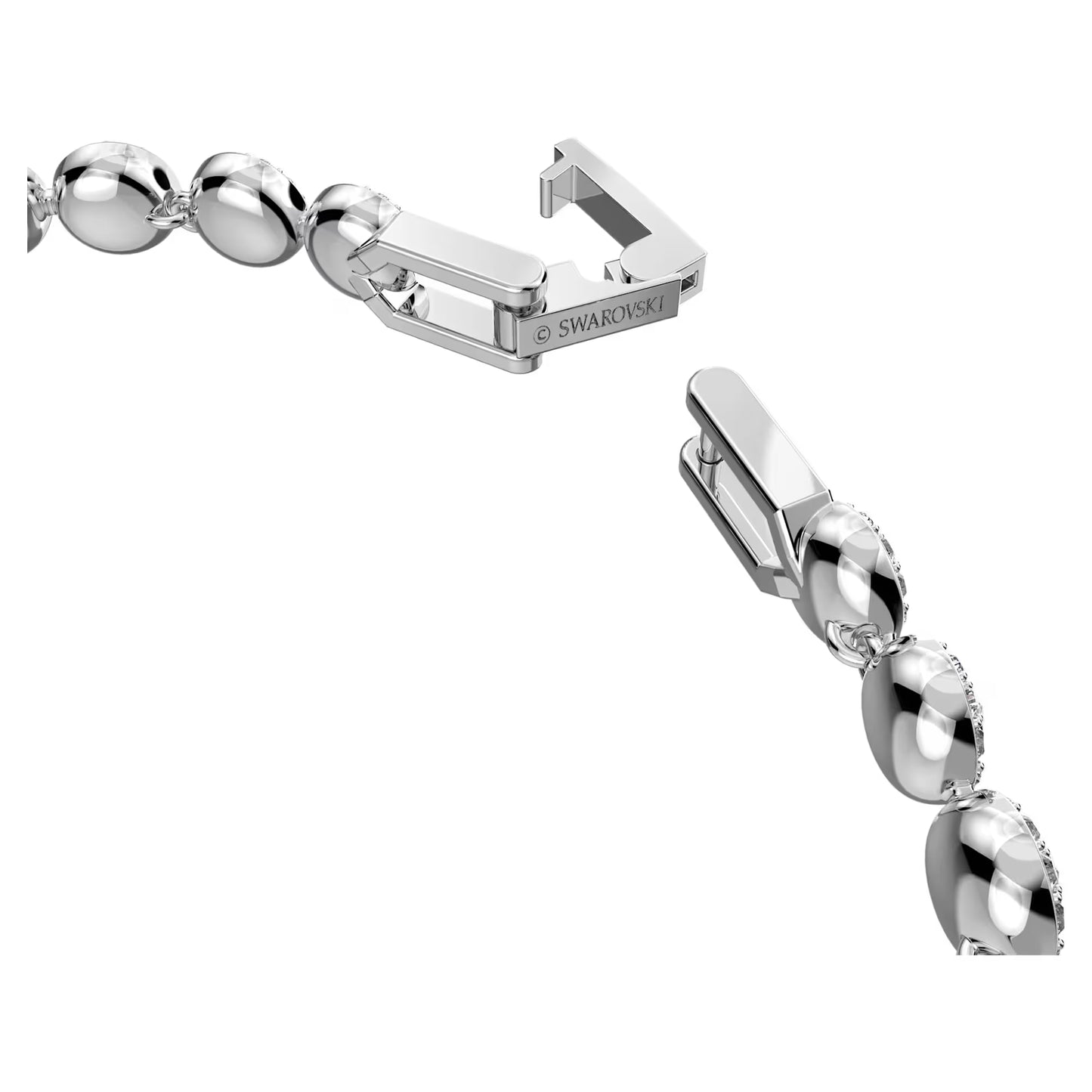 Una Angelic Tennis bracelet, Round, Small, White