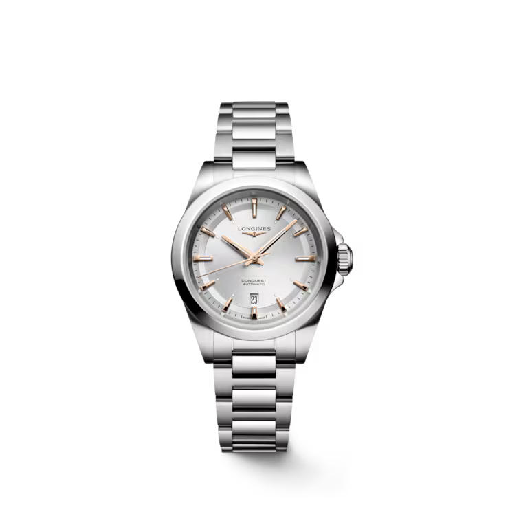 Conquest 30mm Stainless Steel Automatic Ladies Watch