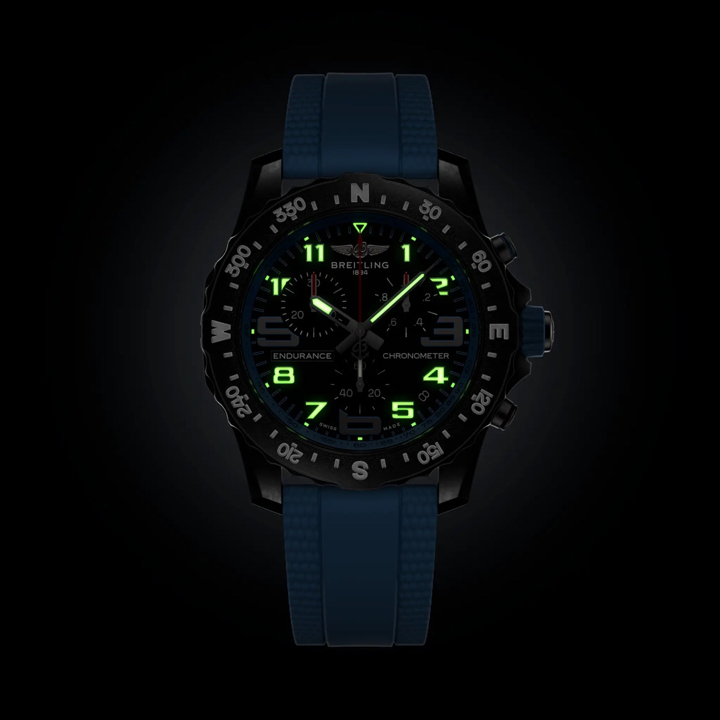 Endurance Pro 44 | 44mm Breitlight® Case Blue Strap