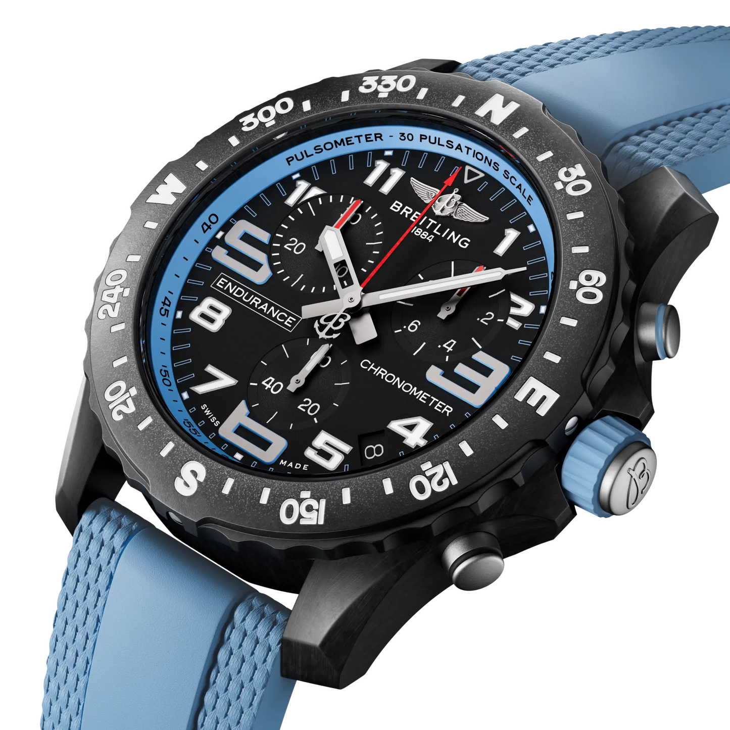 Endurance Pro 44 | 44mm Breitlight® Case Blue Strap