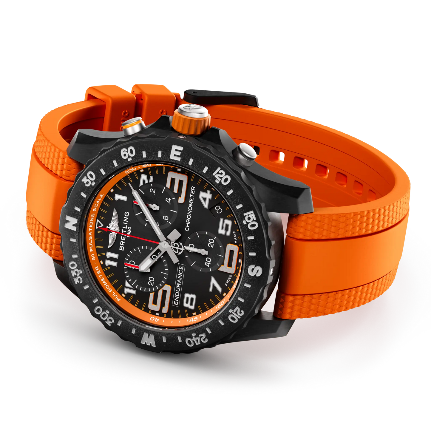 Endurance Pro 44 | 44mm Breitlight® Case Orange Strap