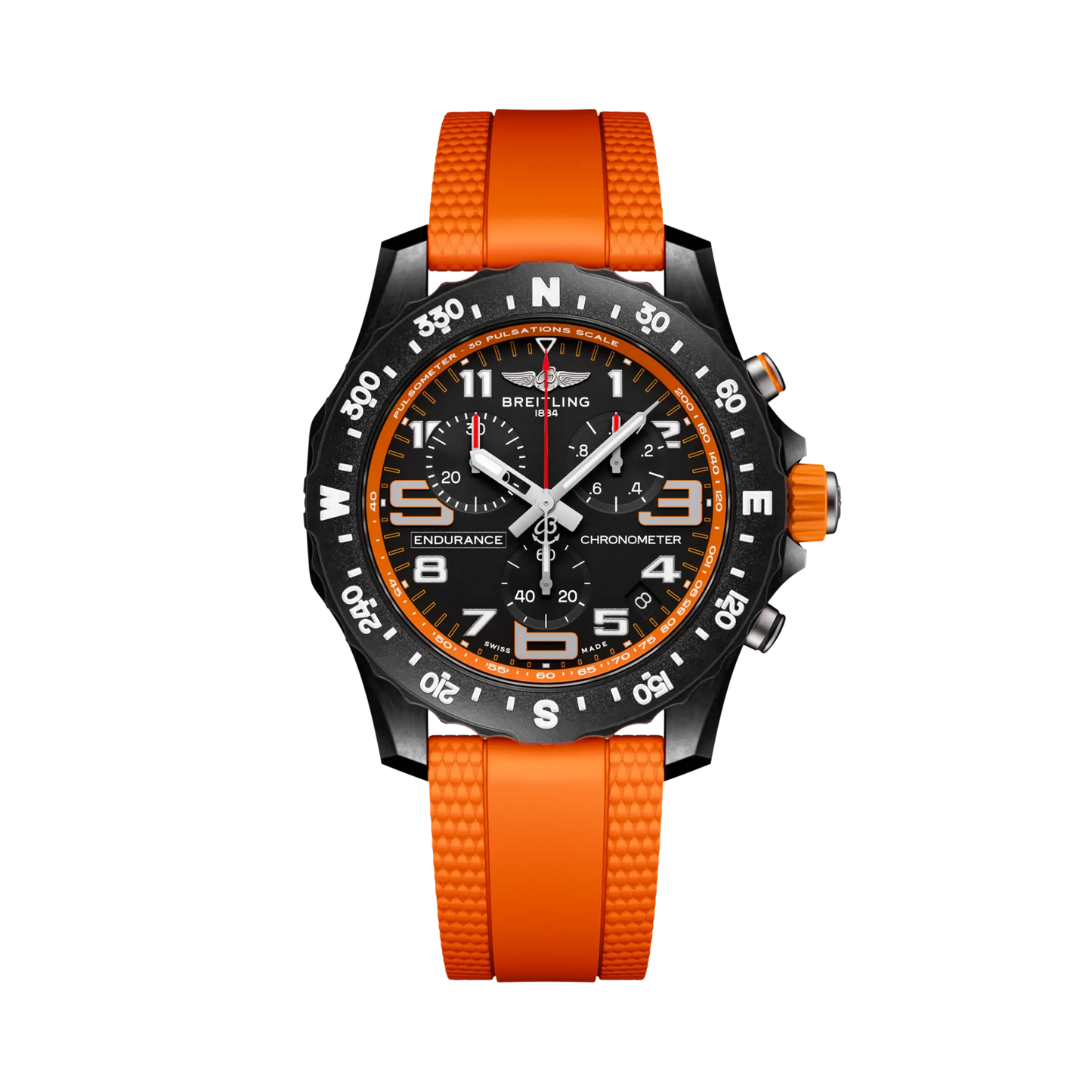Endurance Pro 44 | 44mm Breitlight® Case Orange Strap