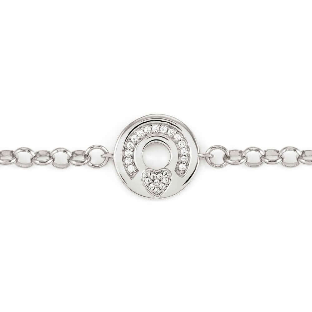 Sentimental Silver Heart Bracelet
