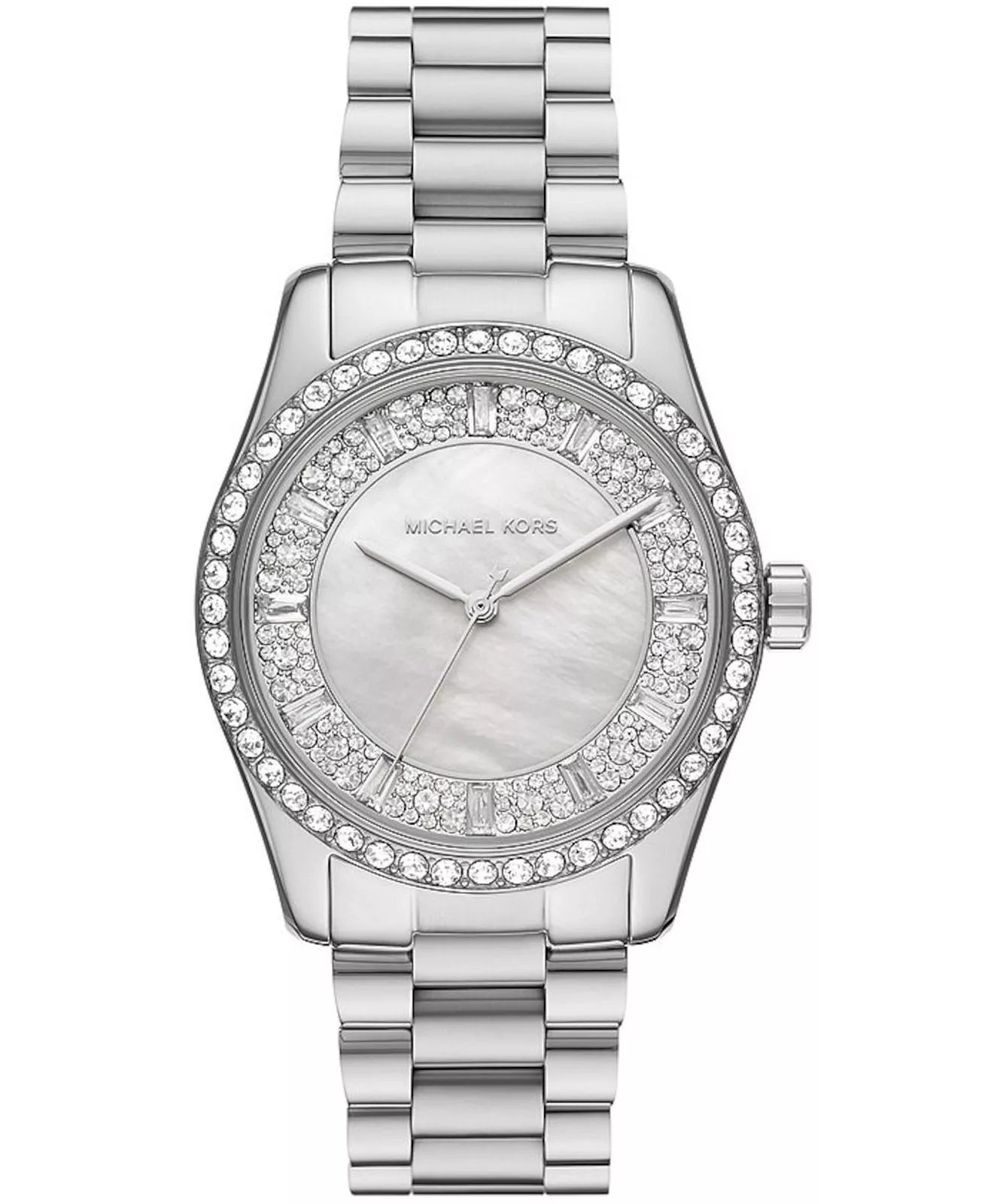 Lexington Silver Mother Of Pearl Ladies Watch