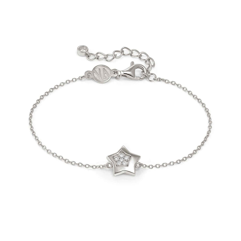Petit Sparkle Bracelet in 925 Sterling Silver and Cubic Zirconia Star